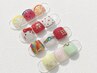 【フット】親指アートネイル 8000円→6900円 オフ込み