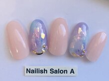 ネイリッシュサロン エー(Nailish Salon A)/パステルオーロラネイル