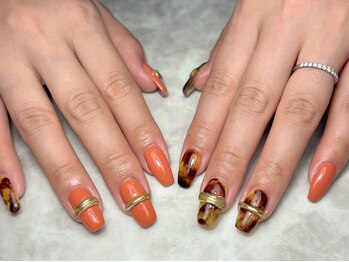 ブリスフルハピネス(Blissful happiness)/秋デザインネイル!