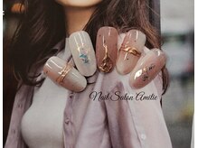 ネイルサロン アミティエ(Nail Salon Amitie)/【Amitie ニュアンス】×mirror*