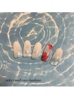 セレクトネイル ココ 秦野店(SELECT NAIL COCO)/カラグラお花