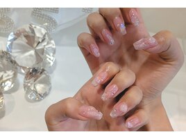 ちゅるちゅるオーロラネイル