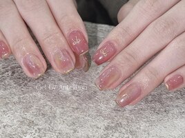 じゅわっとピンクフルーツネイル