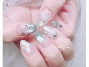 モチミィ(mochimy.)/＊マググラデ×貝殻ネイル＊