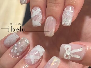イベル 神戸三宮店(ibelu)の写真/お客様のお好きなデザインの持ち込みが叶う♪フィルインとパラジェルでネイルを楽しめる人気店♪