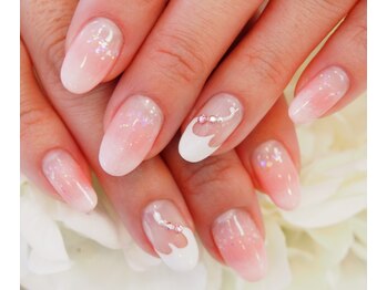 ネイルロッソ 浅草店/ハートネイル