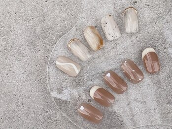 アイミーモア 国立店(aimer more)/ハートホロ/ニュアンスネイル