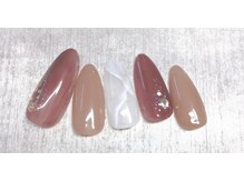 エフ(F)/天然石ネイル