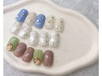 ノラ ミナミアオヤマ(NORA MINAMIAOYAMA)/トレンド◎春夏ハンドネイル