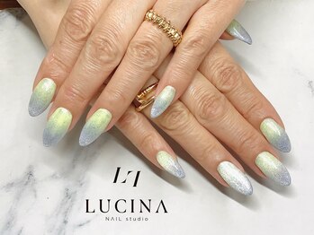 ネイルスタジオ ルキナ(LUCINA)/c-284 マグネットグラデーション