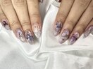 ニュアンス梅雨ネイル