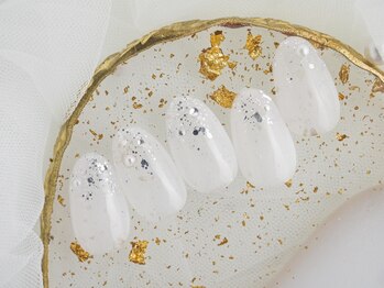 ホワイトネイル 難波店(WHITE NAIL)/ラメグラデーション/ニュアンス