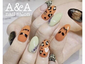 アイラッシュサロン エーアンドエー(eyelash salon A&A)/ハロウィンネイル