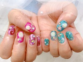 うさぎ/ラメ/マグネット