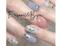 イリスネイル アンド ビジュー(E’risnail&Bijew.)の雰囲気（大人可愛い、種類豊富な定額デザインコースは色替えも可能です！）