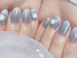 フラッシュベース白グラデ リサ