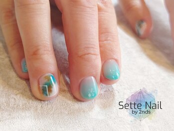セッテネイル(Sette Nail)/爽やかターコイ[春夏秋冬]