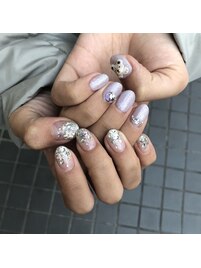 きらきらネイル