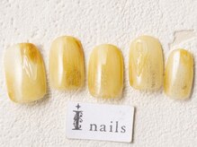 アイネイルズ 渋谷店(I nails)/ブラウンゴールドニュアンス