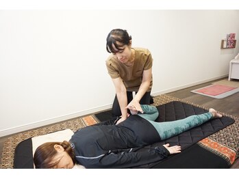 健美/ご来店の流れ～姿勢矯正～