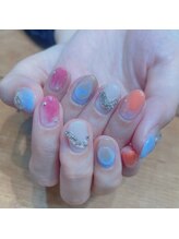 アトリエ ツメ(atelier TsuMe)/ニュアンスショートネイル