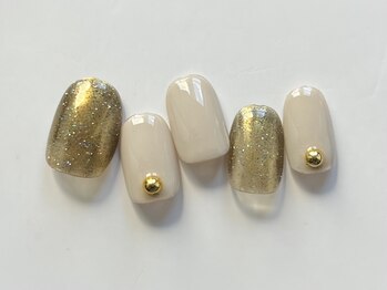 ユノ フィオーレ(Juno fiore)/ポイントミラーネイル