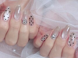 ハートドットマグネット リサ