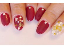 ネイルサロンアンドスクール リプレンダ(REPLENDA)/イニシャルパーツとビジュー