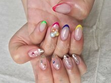 キャンネイル 金山店(Can Nail)/カラフルフランチ♪