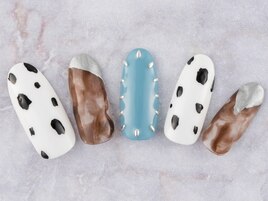 ダルメシアンネイル