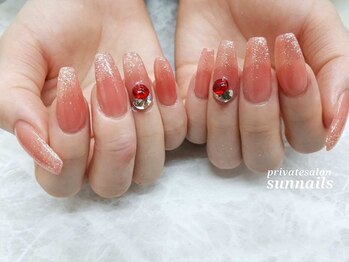 サンネイルズ(sun nails)/2本アート