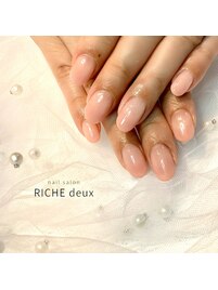 ナチュラルグラデーションネイル