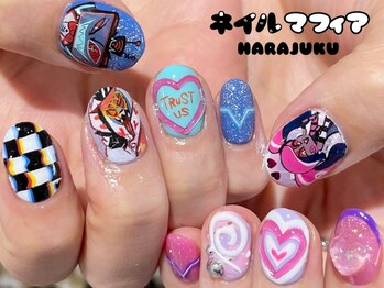 ネイルマフィア 原宿(NAIL MAFIA)/痛ネイル/キャラ/ポップ