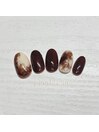 カフェオレネイル
