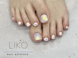 シンプルミラーネイル