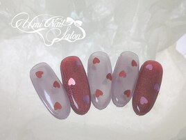 バレンタインネイルコース