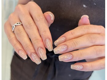 ネイル アヴァンス あべのルシアス店(Nail AVANCE.)/うるうる×スタッズ misa