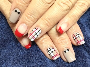 チェックネイル