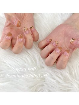 はあとねいる 八戸日計店/☆お客様ヒョウ柄ネイル☆