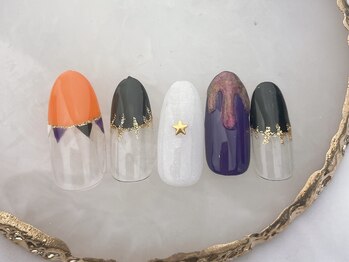 ハロウィンネイル¥7980