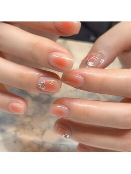 チークネイル¥5000~