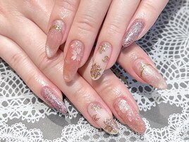お客様ネイル☆桜デザイン