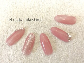 ティーエヌ 大阪福島店の写真/【当日予約OK】シンプルで上品×大人可愛いデザインが豊富！もちろんカラーチェンジもOK♪　　
