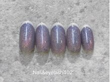 ネイル アンド アイラッシュ ヨンマルニ(Nail&eyelash 402)/フラッシュマグオンフレンチ