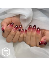 赤グラデーション