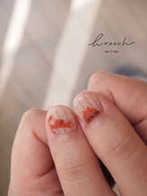 ブローチ(BRooCH)/手描きアートネイル【仙台】