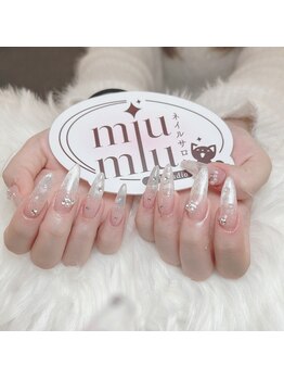ミュウミュウ(miumiu)/冬×大人可愛いネイル