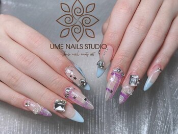 ウメネイルスタジオ(UME NAIL STUDIO)/* 長 さだしやり放題×つけ放題