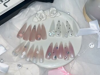 Moonnailの写真/デザイン迷子の方◎【毎月変わる8種の定額&パーツ込で可愛さ満点】自爪を労わるフィルインで健康な美爪へ