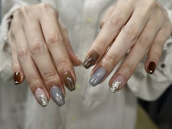 シーズネイル 渋谷店(She's nail)の写真/ショートNail派さんも大満足*トレンド~シンプル上品Nailまで多数ご用意【写真:初回オフ込¥6980】渋谷